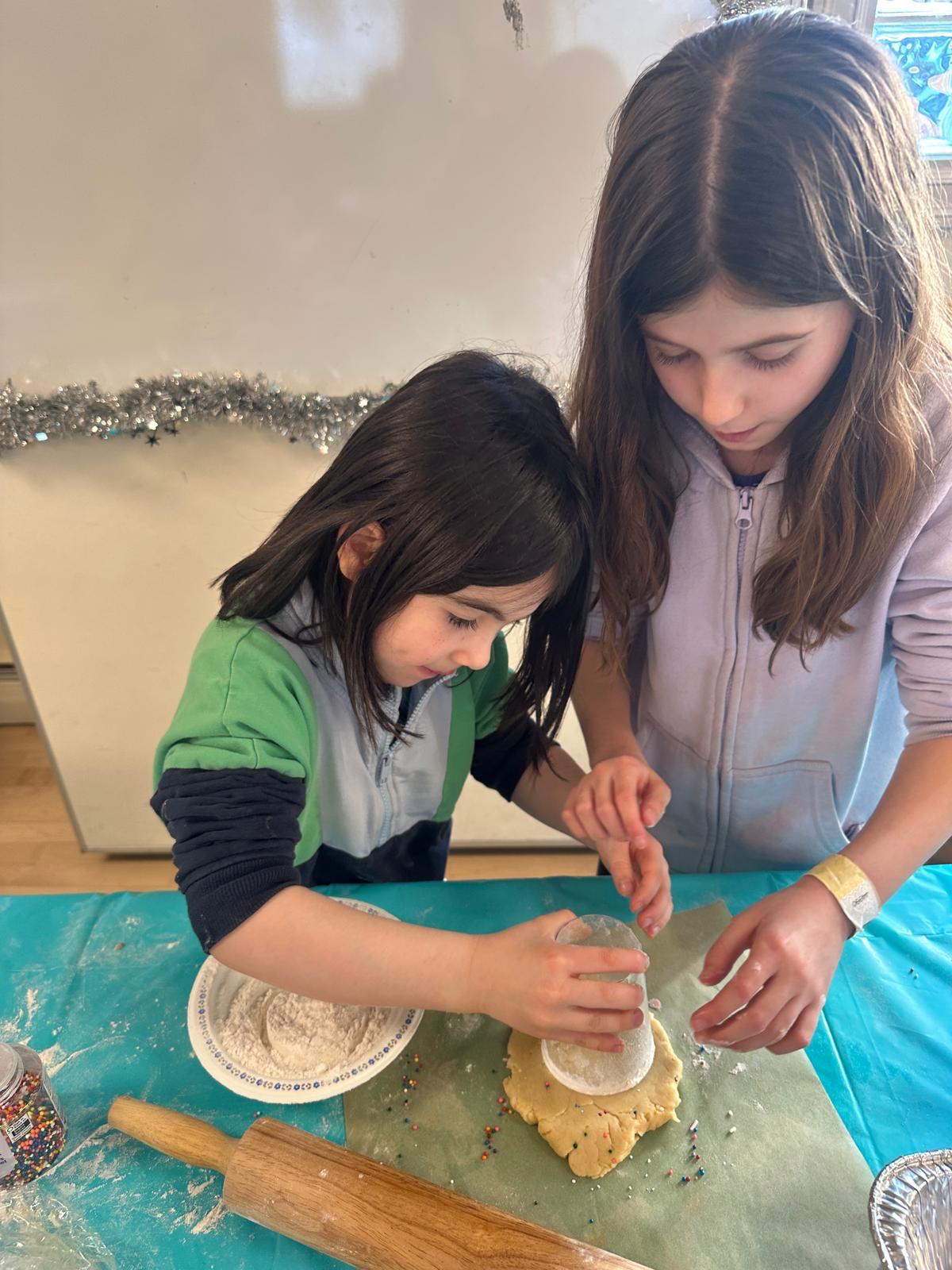 Children enjoying a hands-on Jewish learning project